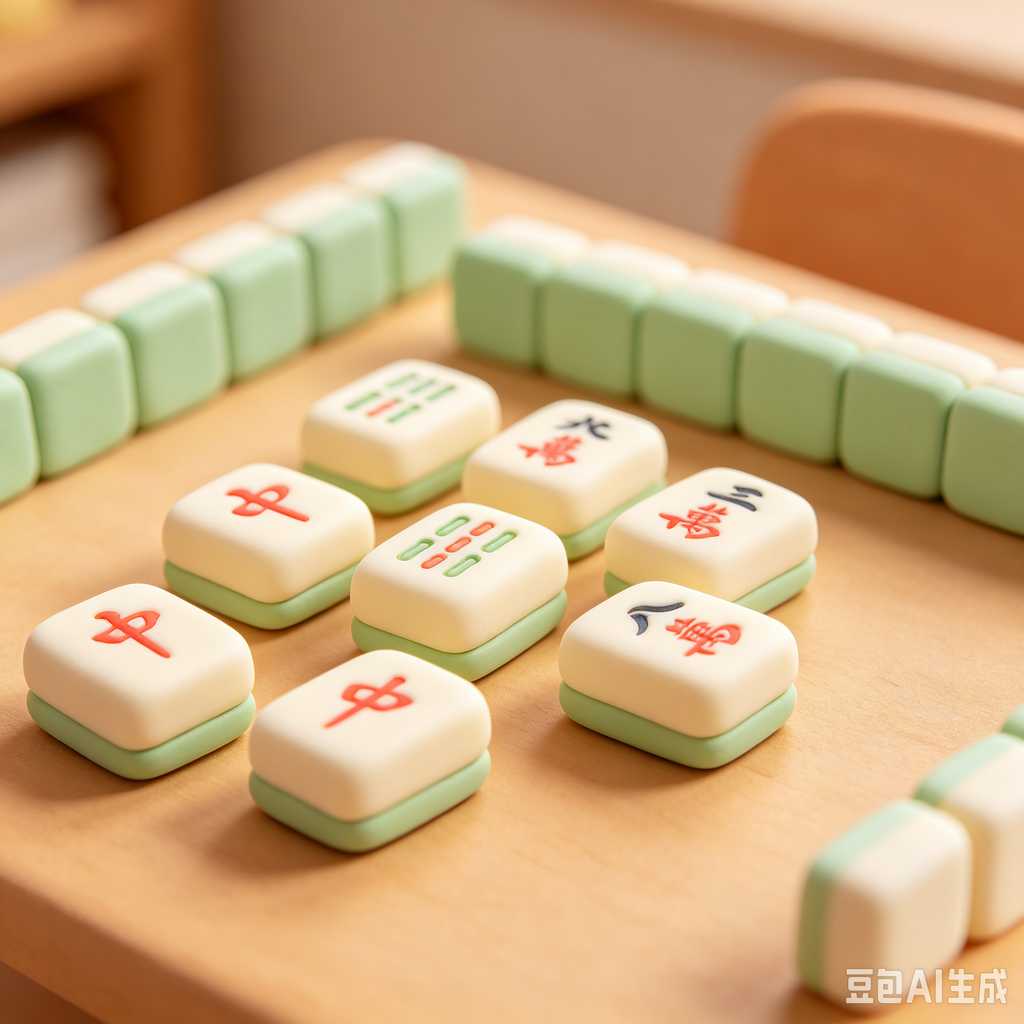 permanent print mahjong set